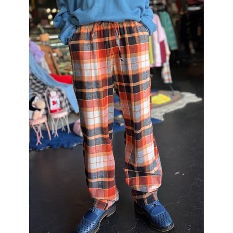 CHECK NEL EASY PANTS [S-1056]