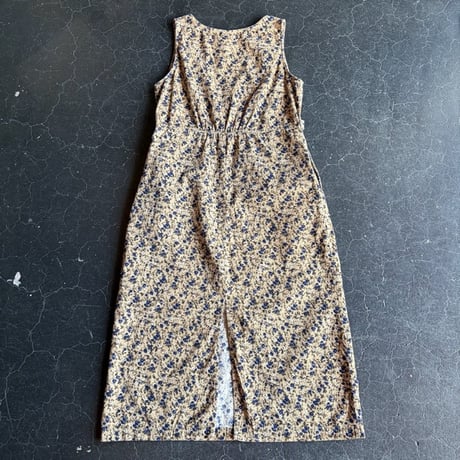 FLOWER CORDUROY DRESS [S-1712]