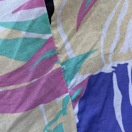 80’S COTTON HAWAIIAN SHIRT [S-2399]