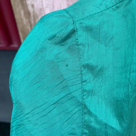 NO-COLLAR SATIN SHIRT [S-2533]