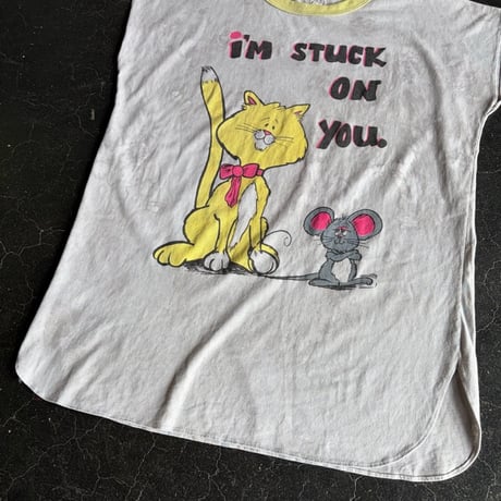 80’S CAT＆MOUSE OVERDYE DRESS [S-3926]