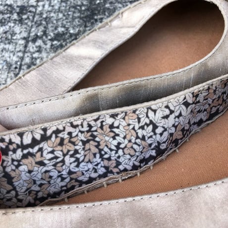 RIBBON FLAT SHOES 24.5cm [S-4389]