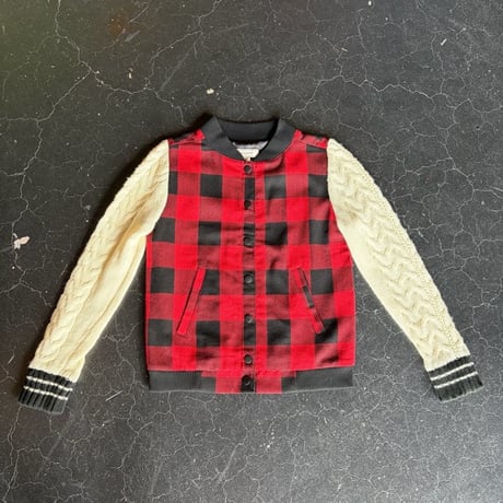 CHECK×KNIT JACKET [S-2286]