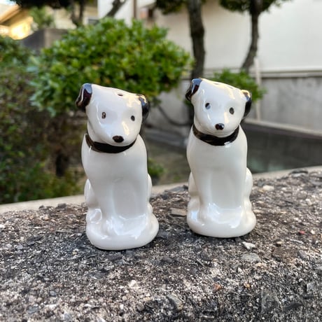 VINTAGE "DOG" SALT&PEPPER [J-249]
