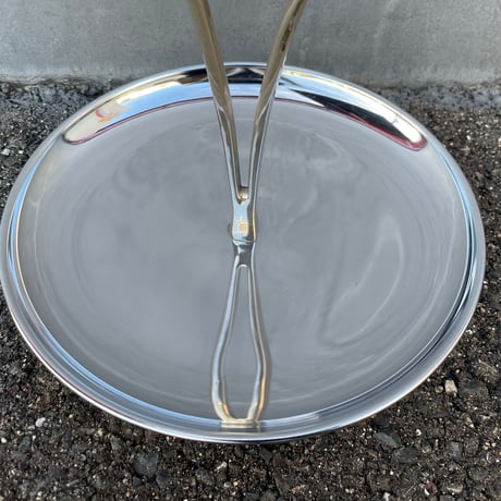 SILVER Hors d'oeuvre TRAY [J-117]