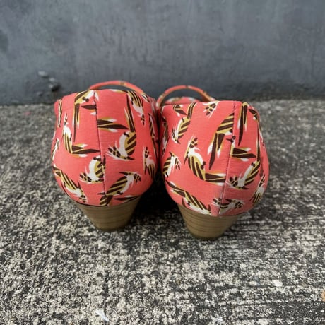 BIRD FABRIC PUMPS 25.5㎝ [S-4330]
