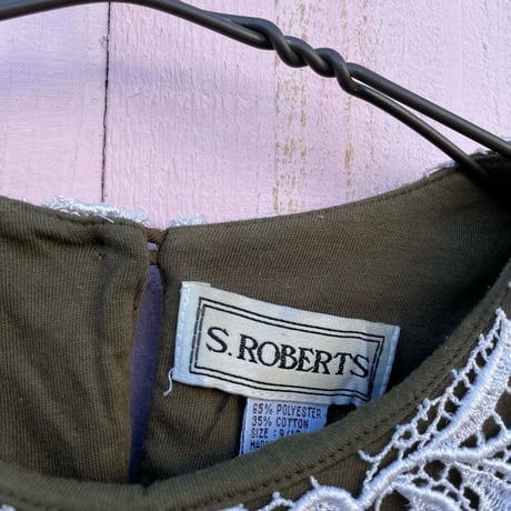 80’S LACE COLOR SHORT TOPS [S-3763]