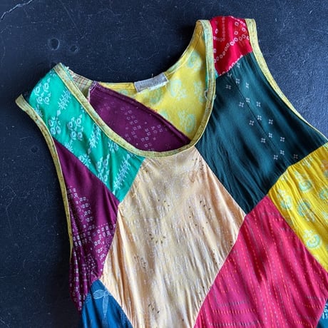 PATCHWORK DRESS [S-4194]