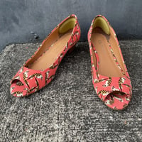 BIRD FABRIC PUMPS 25.5㎝ [S-4330]