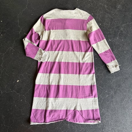80’S BORDER COTTON DRESS [S-3962]