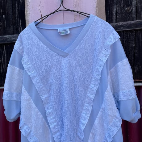 80’S LACE DECORATION TOPS [S-7138]
