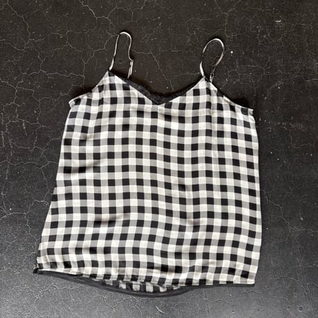CHECK CAMISOLE [S-0272]