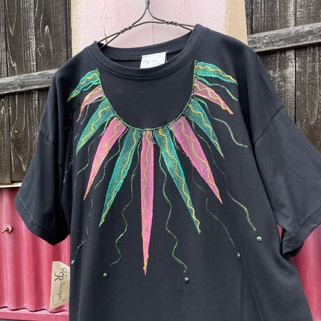 90’S KIRAKIRA PAINT TEE [S-7073]