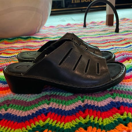 LEATHER SANDAL 25.0cm [S-3434]