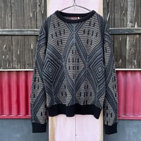 90'S PATTERN DESIGN KNIT [S-4049]