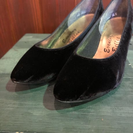 VELOUR PUMPS 24.5cm [S-3230]