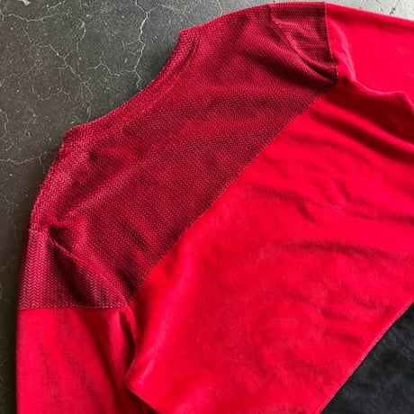 ARGYLE VELOUR TOPS [S-0825]