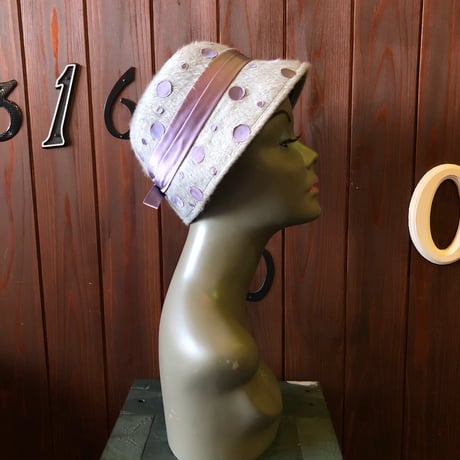 60’S DOT WOOL HAT [S-3027]