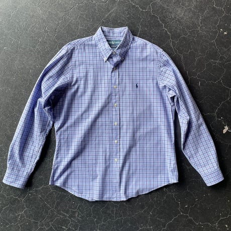COTTON B.D PLAID SHIRT [S-1645]