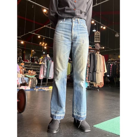 70'S Wrangler REPAIR DENIM PANTS [S-3598]
