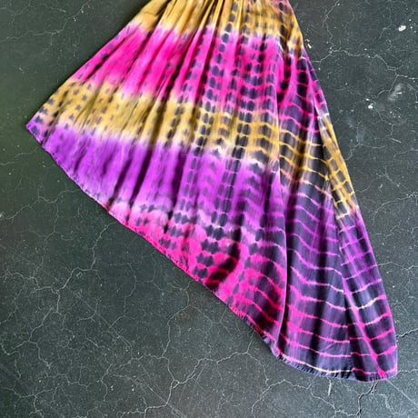 DYED ASYMMETRY CAMISOLE DRESS [S-4391]