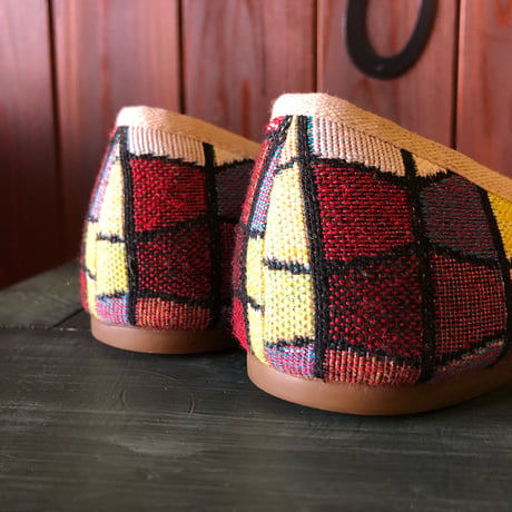 FABRIC FLAT SHOES 26.0cm [S-3161]