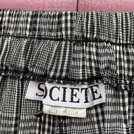 CHECK PATTERN SHORT PANTS [S-0539]