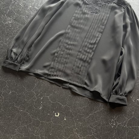 EMBREIDERY TUCK BLOUSE [S-2777]
