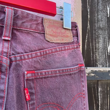 VINTAGE LEVIS OVERDYE DENIM PANTS [S-1725]