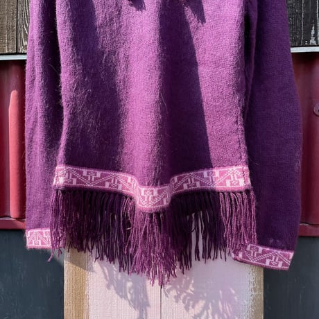 HOODED MEXICAN KNIT [S-8035]