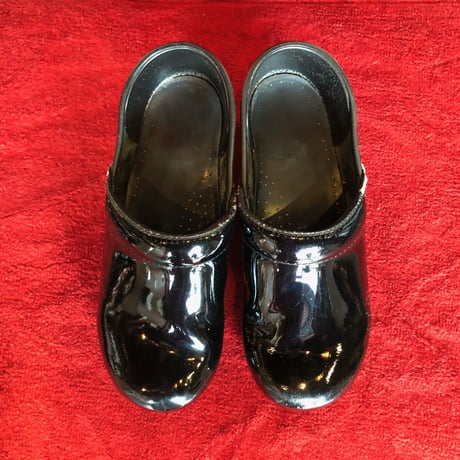 dansko ENAMEL SABOT 22.5cm [S-3349]