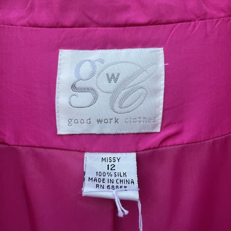 SILK TAILORED JACKET [S-2364]