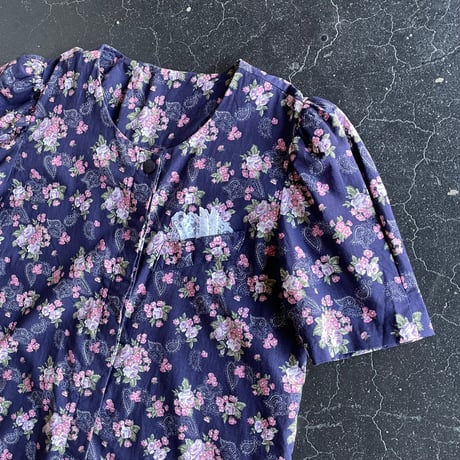 FLOWER×PAISLEY BLOUSE [S-4042]