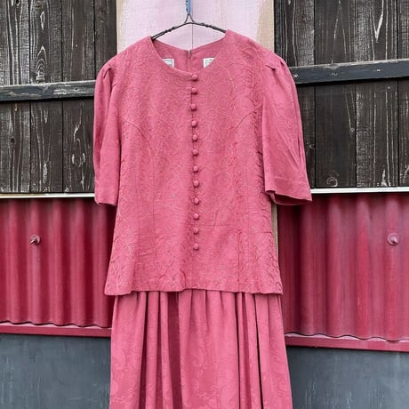 EMBROIDERY LAYERED DESIGN DRESS [S-6044]