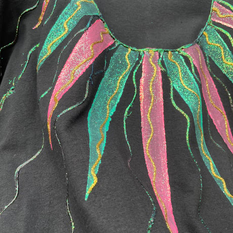 90’S KIRAKIRA PAINT TEE [S-7073]