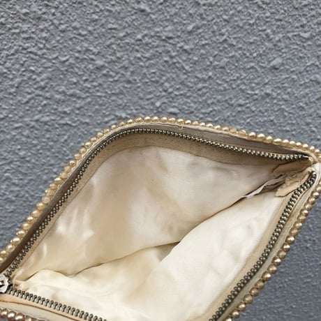 60'S~70'S BEADS EMBROIDERY PURSE [S-1434]