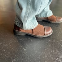LEATHER×SUEDE SHOES 24.0cm [S-5147]