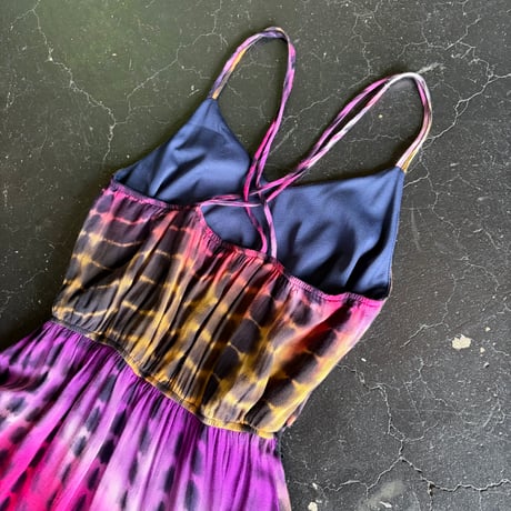DYED ASYMMETRY CAMISOLE DRESS [S-4391]