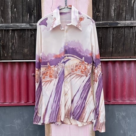 70’S POLY SHIRT[S-6313]