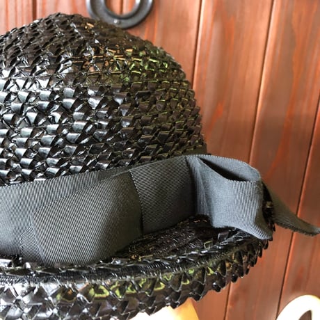 60’S STRAW BOWLER HAT [HP-1912]