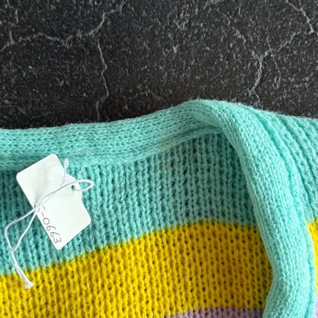70'S BORDER N/S KNIT [S-0663]