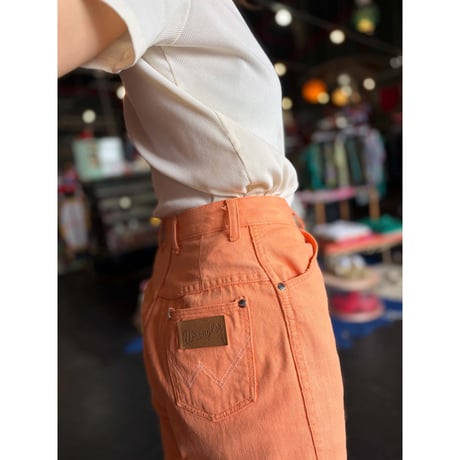 80'S ”Wrangler” COLOR DENIM PANTS [S-4387]