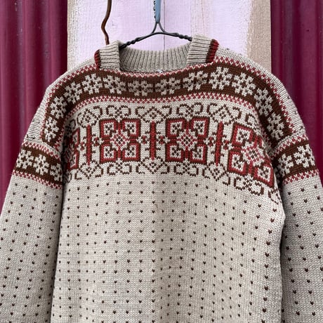 60-70’S NORDIC KNIT [S-0630]