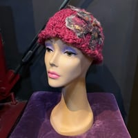 FLOWER MOTIF KNIT CAP [S-8188]