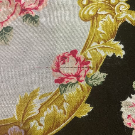 60-70’S FLOWER SCARF [S-6549]