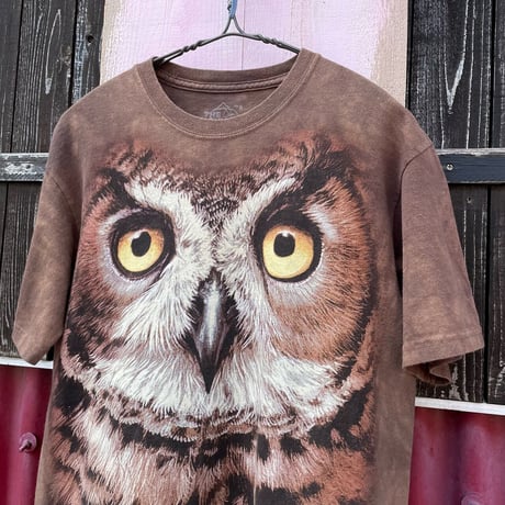 OWL PRINT TEE [S-1118]