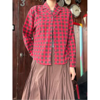70-80’S CHECK DESIGN SHIRT [S-4150]