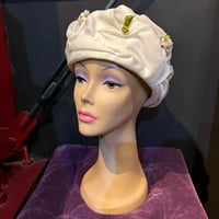 60’S FLOWER DRESS HAT [S-0427]
