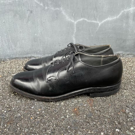 LEATHER PLAIN TOE DRESS SHOES 25.5cm [S-5144]