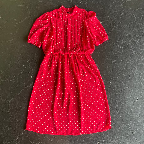 80’S DOT SHEER DRESS [S-3272]